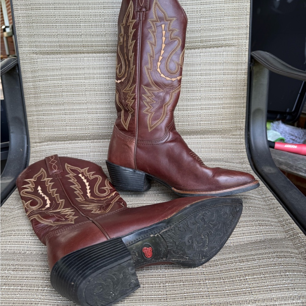 Justin Boots Brown Combat & Moto Boots